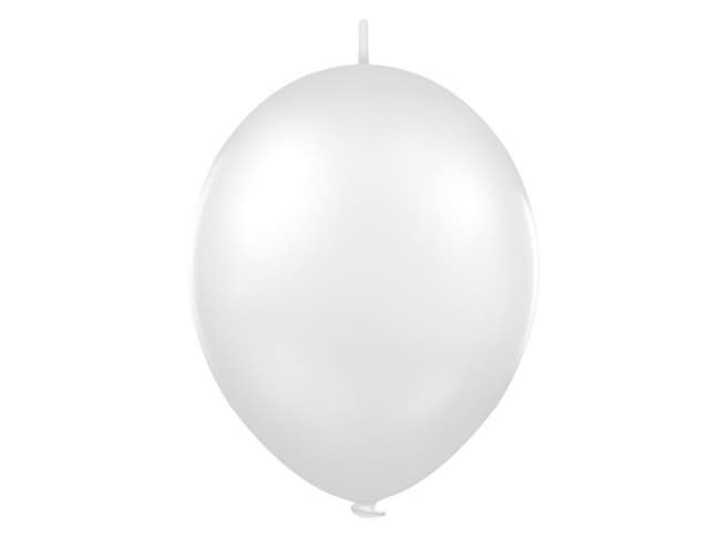 Linking Balloon 12'', Pastel white (1 pkt / 100 pc.)