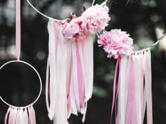 Saténová stuha, světle růžová, 6 mm / 25 m, 1ks/25m