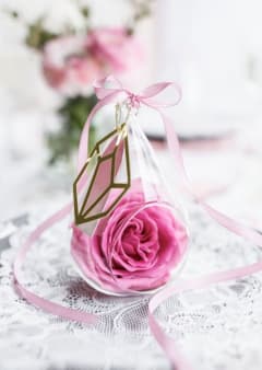 Saténová stuha, světle růžová, 6 mm / 25 m, 1ks/25m