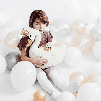 Swan PartyBedna - labutí narozeninový párty set