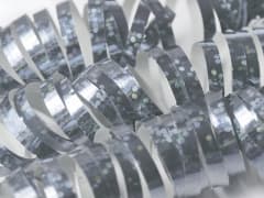 Holografická stuha, stříbrná, 3.8m, 18ks