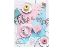 Cupcake napichovátka Unicorn - hvězdy, 6ks