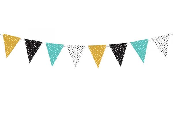 Girlanda dinosauři - vlajky, 1.3m