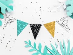 Girlanda dinosauři - vlajky, 1.3m