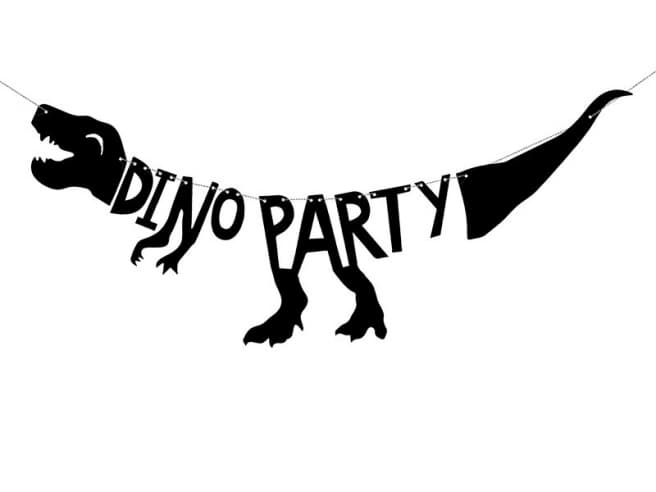 Baner dinosauři - Dino Party, 20x90 cm