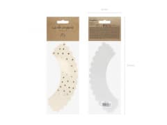 Ozdobné košíčky na cupcake, 5x7.5x5cm, světle broskvová, 6ks