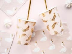 Papírový kelímek krásná labuť, 220ml, 6ks