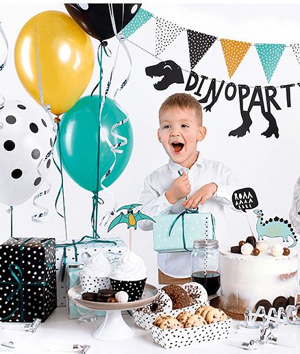 Dinosaurus párty sada - narozeniny s dinosaurem!